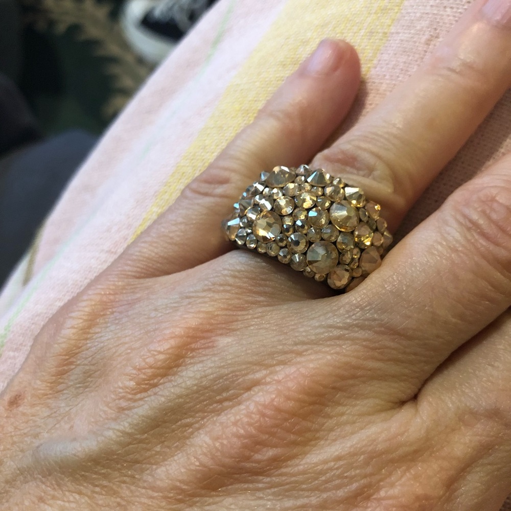Swarovski Crystal Statement Ring - image 2